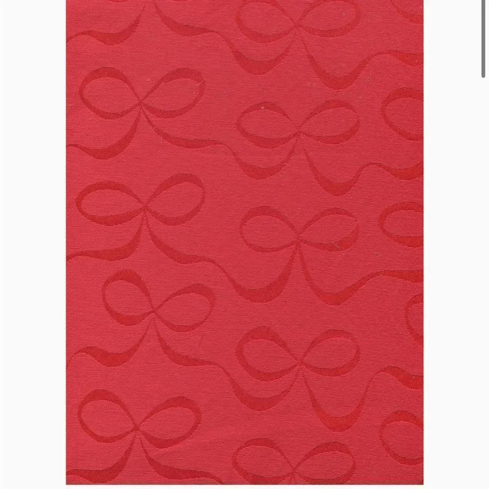 Kate Spade New York Oblong Red Bow Tablecloth!